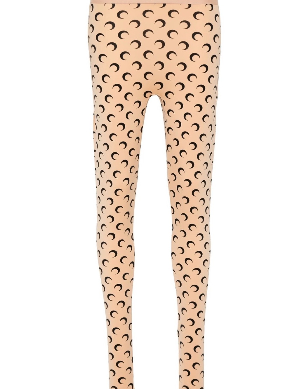 Marine Serre Moon Crescent Print Jersey Leggings